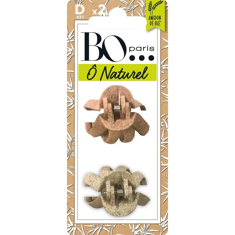 B&O Paris Crocodile Clips 2 pcs Pink/White