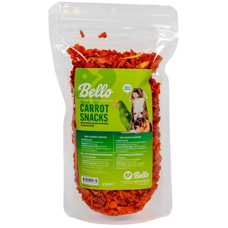 Bello Morotsgodis till Smådjur & Fågel 250 g