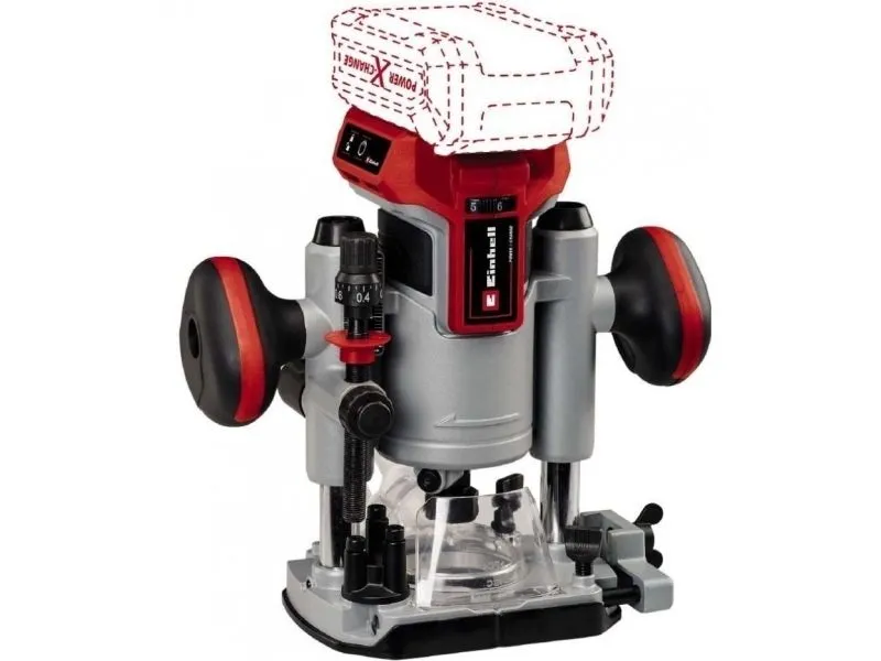 Einhell TP-RO 18 Set Li BL handöverfräs 35/45 mm 18 V utan batteri och laddare