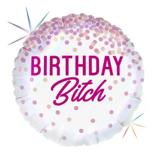 Folieballong Birthday Bitch