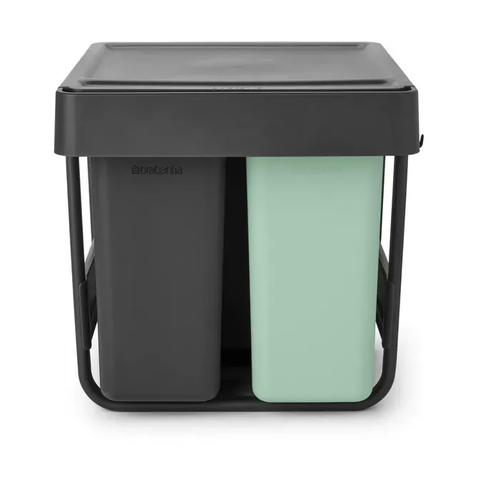 Brabantia Sort&Go Inbyggnadsbara hinkar, 10+10+20 L Mörkgrå