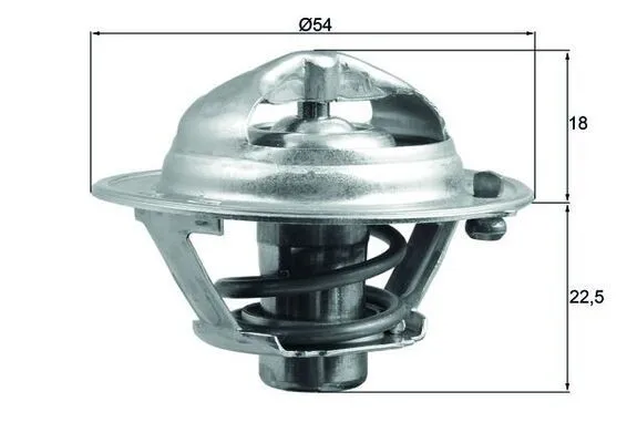 Termostat, kylvätska MAHLE TX 166 90D
