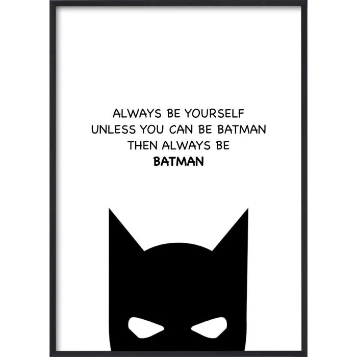 Poster - Batman Barnmotiv / Plattpackad