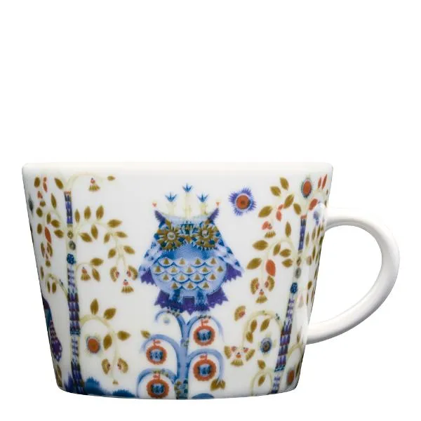 Iittala – Taika – Kaffekopp 20 cl med fat 15 cm Vit Design Klaus Haapaniemi