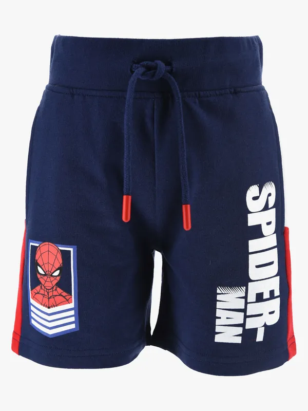Marvel Spider-Man Sweatshorts, Navy, 98-104