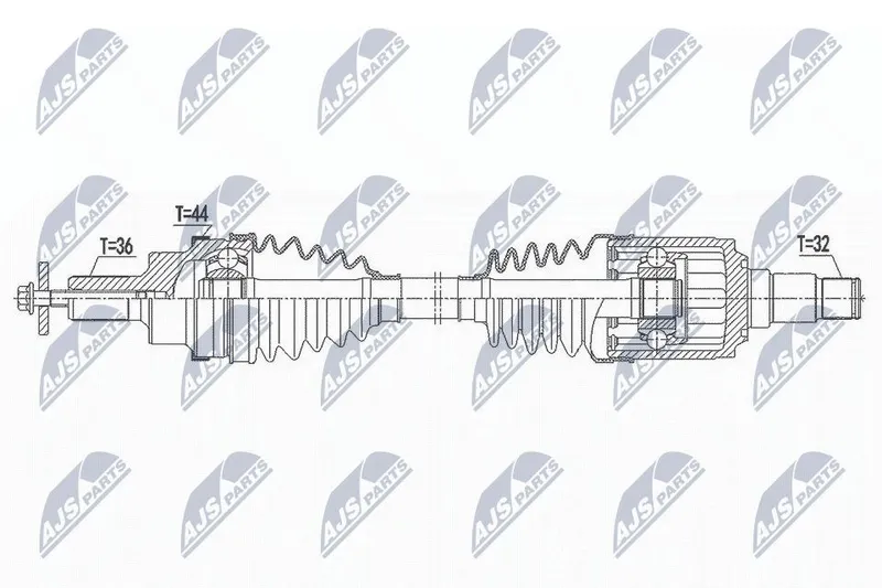 Drivaxel NTY NPW-VV-141