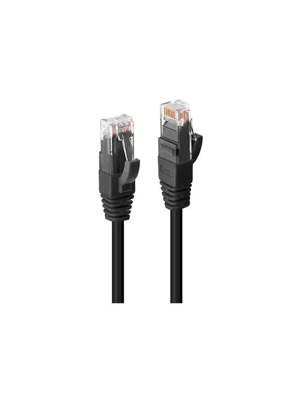 Lindy Premium patch cable - 7.5 m - black - Svart - 7.5m