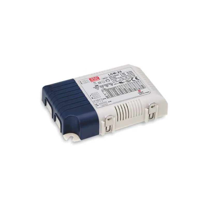 Meanwell 25W / 350-1050mA dimbar LCM-25 driver - 0-10V dimbar, för LED-panel - Dimbar : 0-10V dimbar