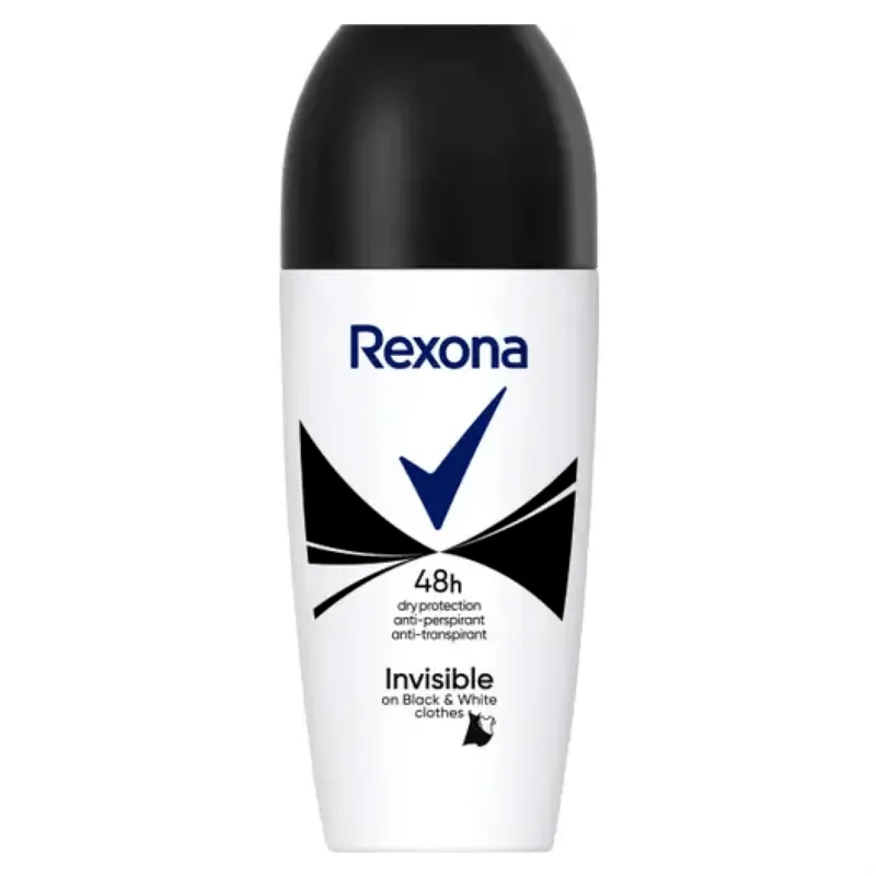 Rexona 48h Invisible on black and white clothes roll-on 50 ml
