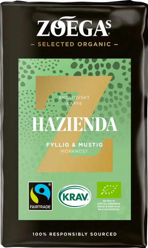 Kaffe ZOÉGAS Hazienda ekologiskt 450g