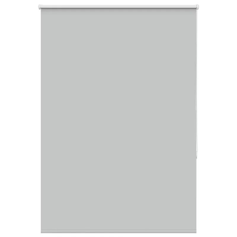vidaXL Rullgardin mörkläggning ljusgrå 110×130 cm tygbredd 105,7 cm