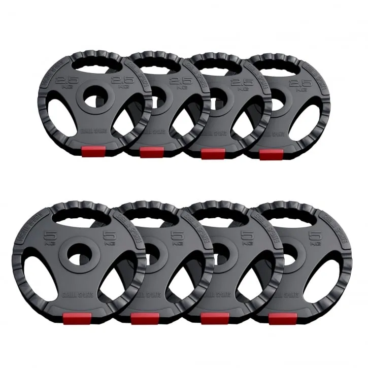 Viktskivor PRO 51mm Trigrip 4×2,5-4x5kg