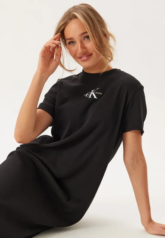 Monologo Long Rib Tee Dress (#3570)