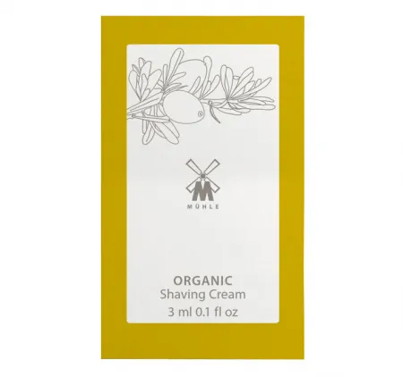 Organic Shaving Cream Sample – 3 ml