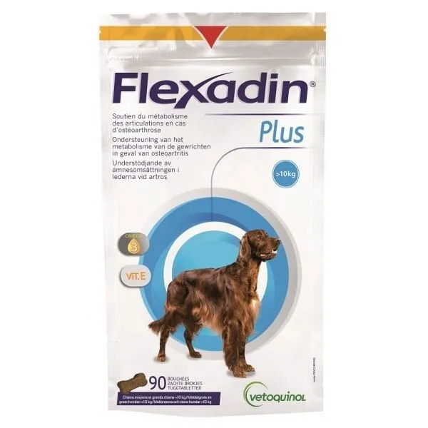 Flexadin Plus Max > 10 kg – 90 tuggtabletter