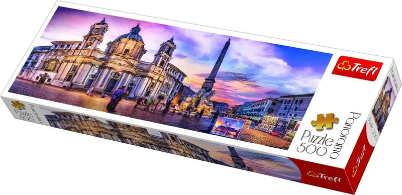 Panorama Pussel – Piazza Navona, Italien 500 Bitar