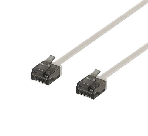 Deltaco patch cable - 1.5 m - grey - Grå - 1m