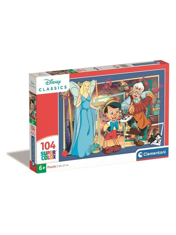 Clementoni Pussel Pinocchio, 104 bitar 2D Pussel