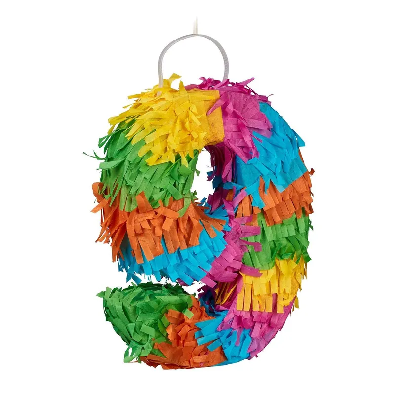Nummer 9 Mini Piñata - Perfekt för födelsedagsfester