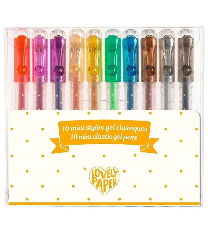Pennset Classic Gelpennor 10-pack Djeco