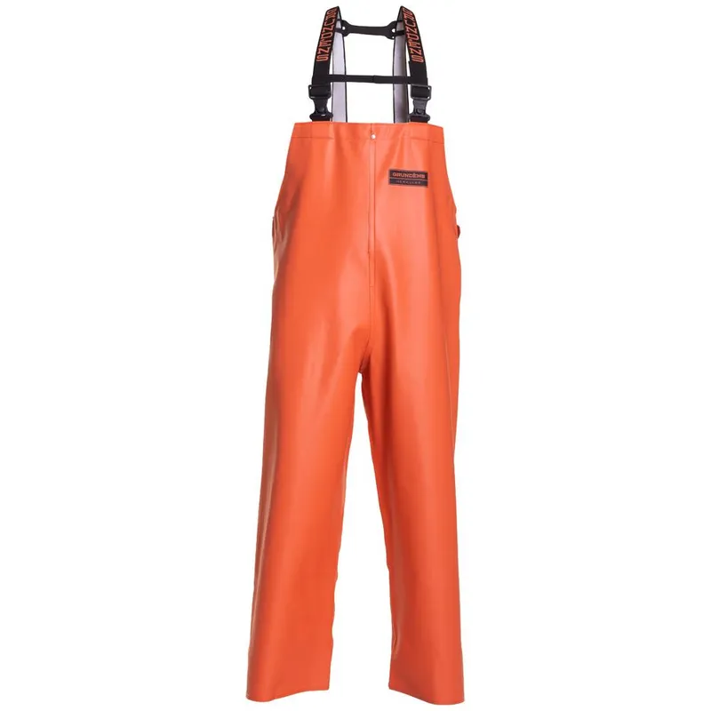 Grundéns 10096 Herkules 16 Bib Hängselbyxa orange, vattentät, slitstark Orange (#3210)