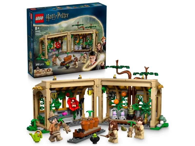 LEGO Harry Potter 76445 byggsats, 390 st., Hogwarts Castle: Herbology Class, 8+