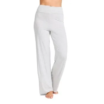 Damella Bamboo Lounge Pants Gråmelerad Bambu Large Dam
