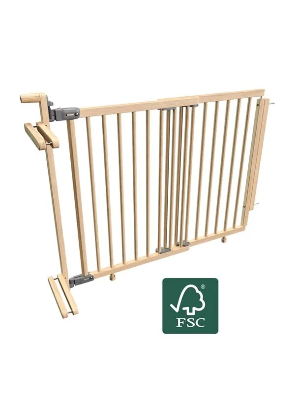 BabyDan Adjust Pro Skruvgrind Baluster Edition, Wood