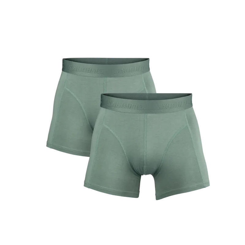 Salming Kalsonger 2P Boxer Briefs Grön Medium Herr