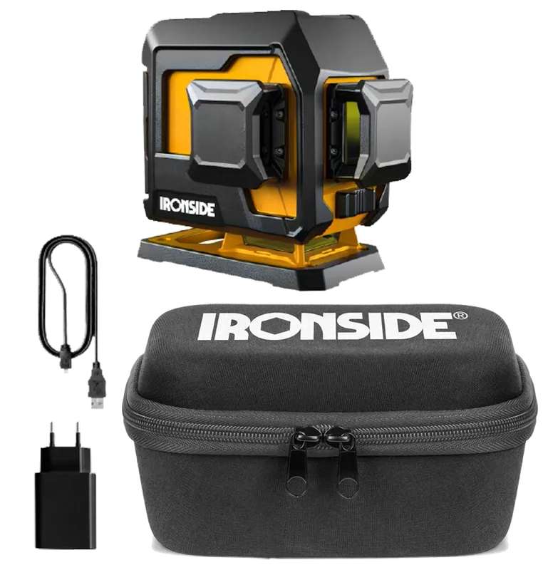 Ironside 103850 Linjelaser grön laser, 3 linjer