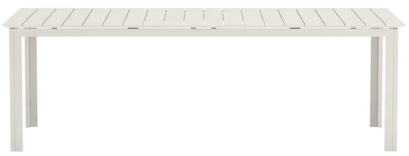 VENTURE HOME Levels trädgårdsbord, rektangulärt - beige polywood och beige aluminium (229×100)