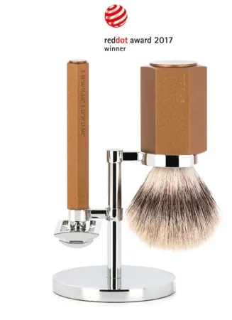 HEXAGON Shaving Set Bronze – Silvertip Fibre