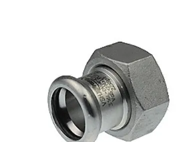 Vsh Fabrieken Xpr stainless coupl w/nut ff 18xg3/4