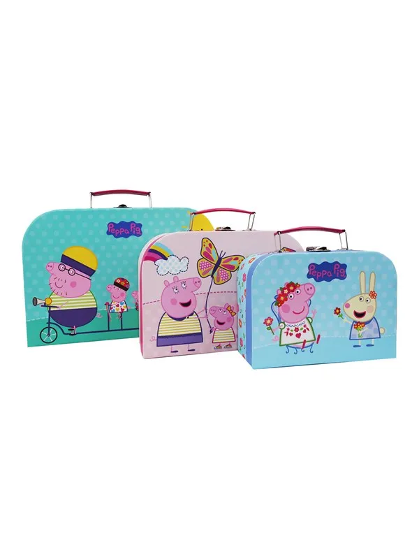 Greta Gris koffertsett 3-pack