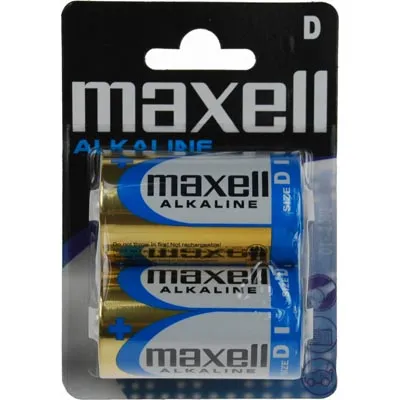 Maxell Batteri - Alkalisk D - 1 Pack