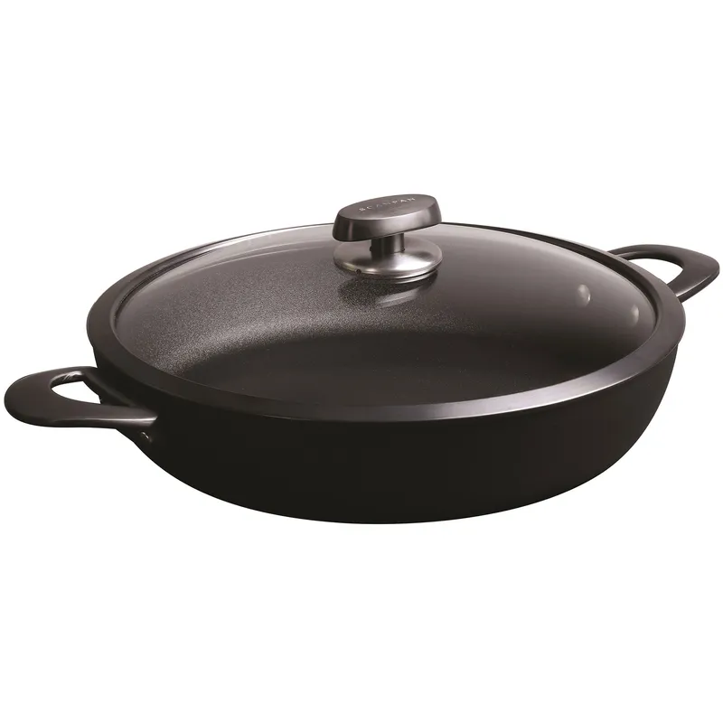 Scanpan Pro SB+ serveringspanna med lock 32 cm