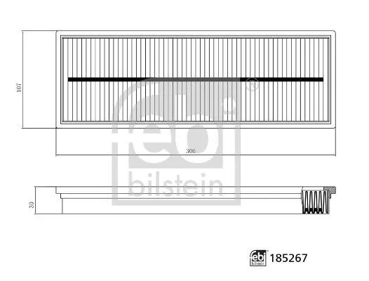Kupéfilter FEBI BILSTEIN 185267
