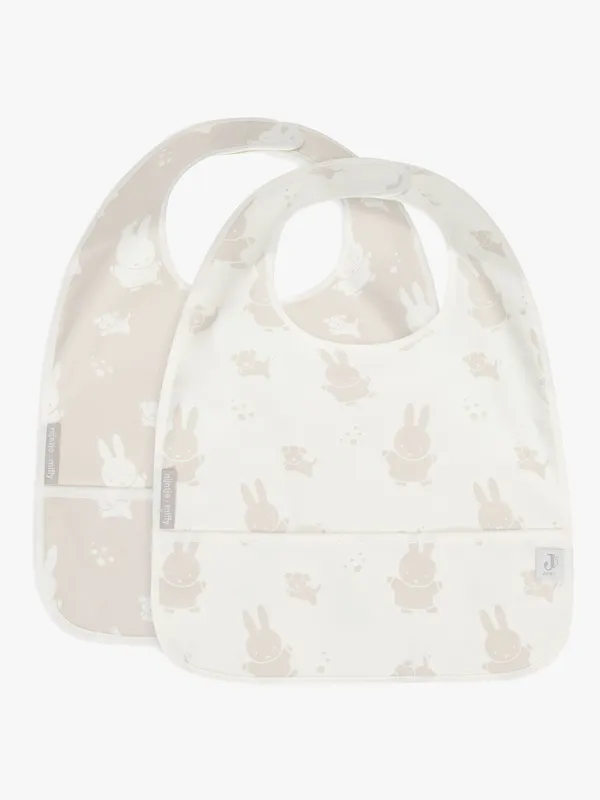 Jollein Miffy& Snuffy Haklapp 2-Pack, Nougat