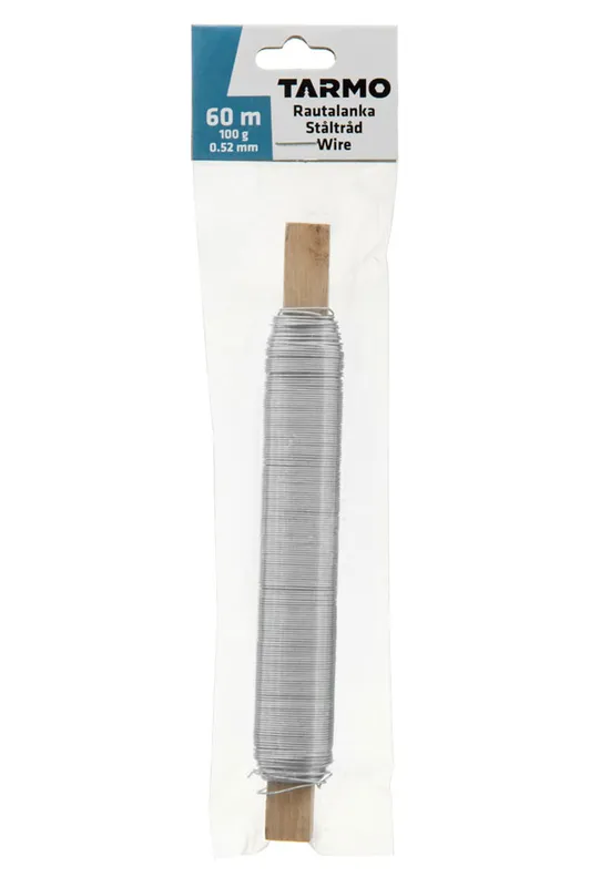Ståltråd 0,52 mm x 60 m - Silver
