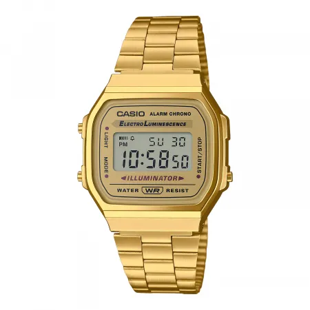Casio Vintage Gold Unisex Watch - A168WG-9EF