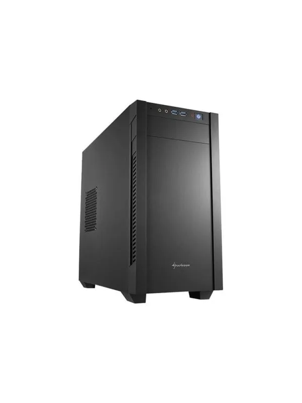 Sharkoon S1000 - tårn - micro-ATX - Chassi - Miditower - Svart