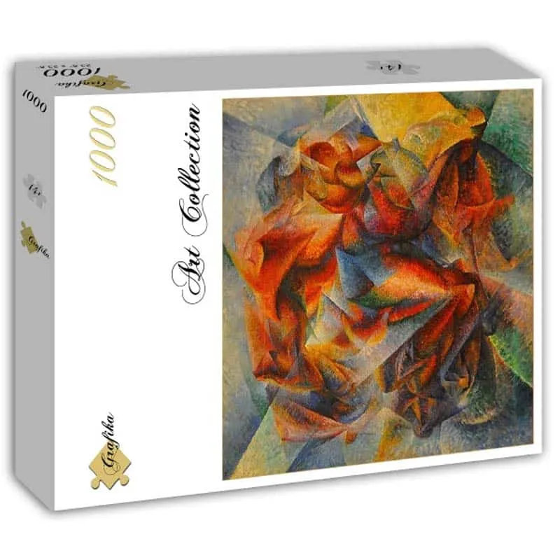 Art Pussel – U.Boccioni: Dynamism av en cyklist 1000 bitar