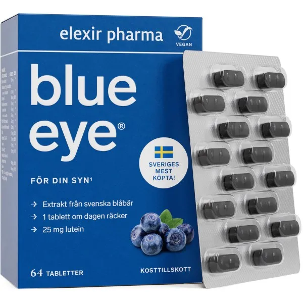 Blue Eye Blåbärsextrakt 64 tabletter