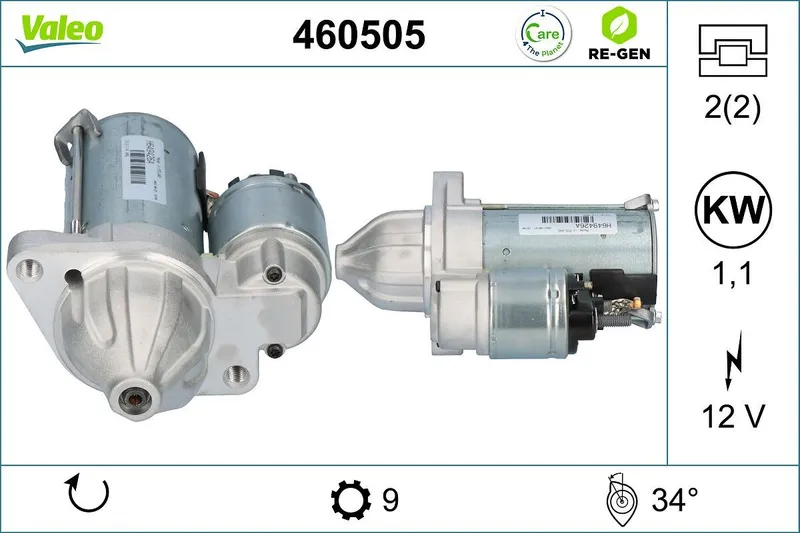 Startmotor VALEO 460505