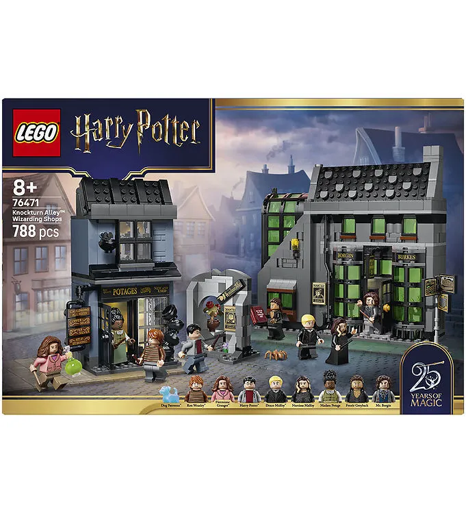 LEGO Harry Potter 76471 byggsats Knockturn Alley Wizarding Shops 788 st.
