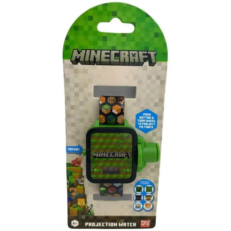 ACCUTIME Projektor Klocka LCD Minecraft