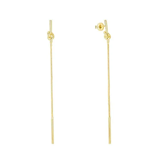Golden Line Earrings