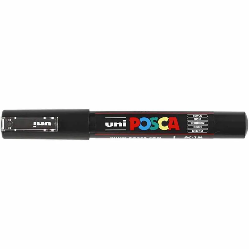 Posca Marker SVART, PC-1M spets 0,7 mm