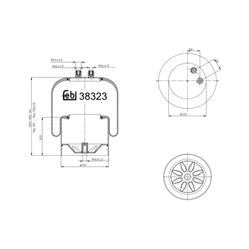 Luftbälg FEBI BILSTEIN 38323