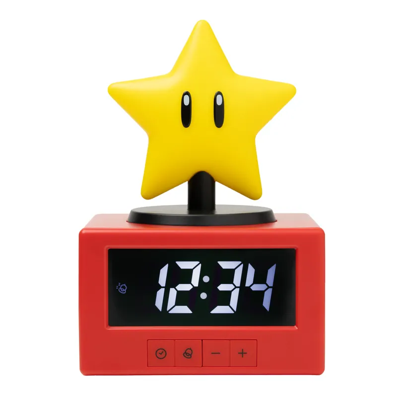 Paladone - Super Mario - Super Star Icon - Väckarklocka
